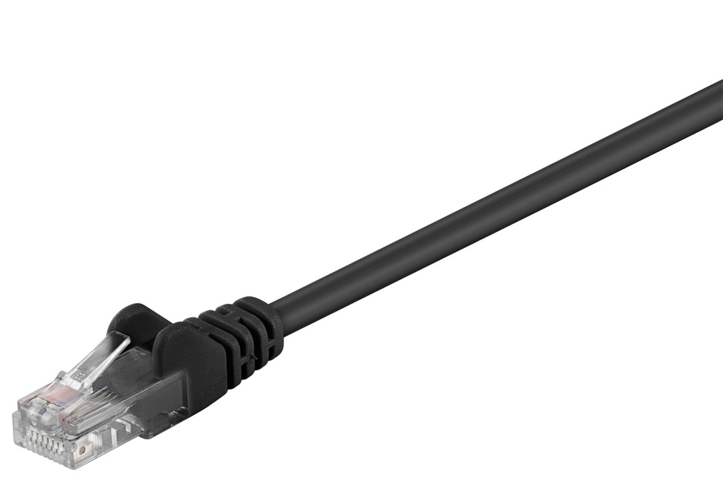 Võrgukaabel Cat5e UTP 5.0m, must, CCA