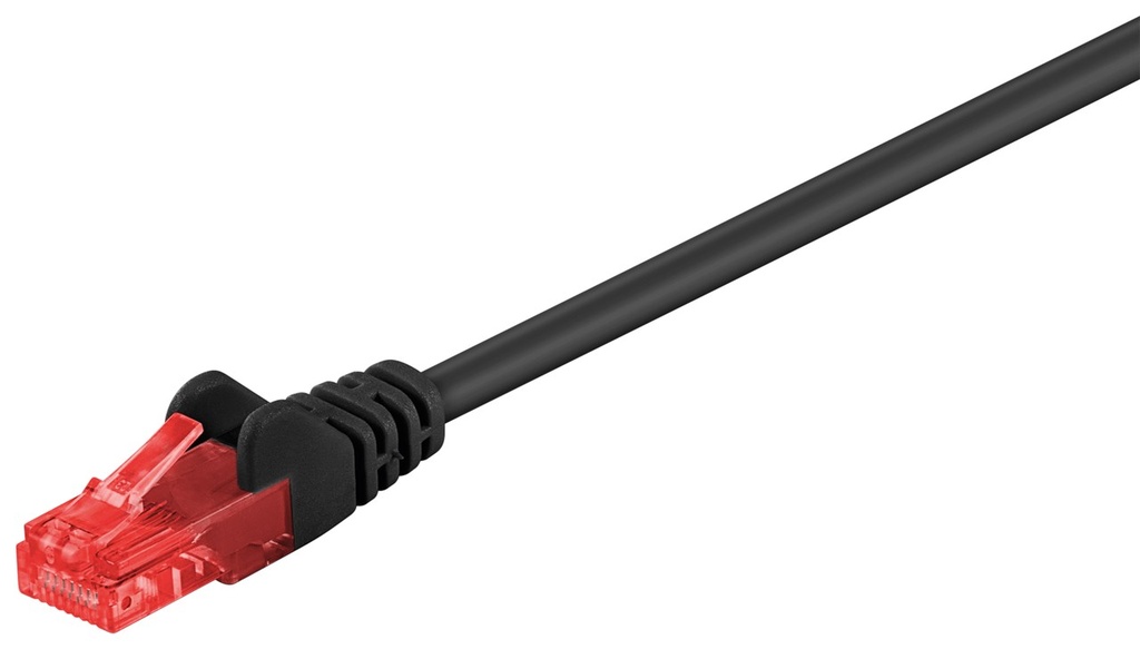 Võrgukaabel Cat6 UTP 5.0m, must, CCA