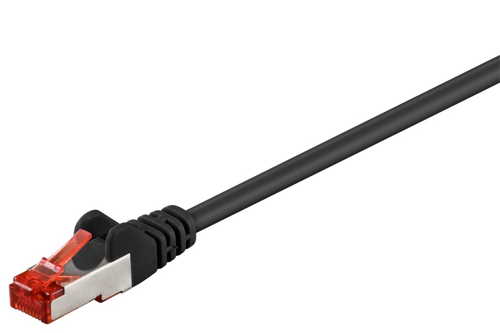 Võrgukaabel Cat6 S/FTP 50.0m, must, PiMF, LSZH, CU