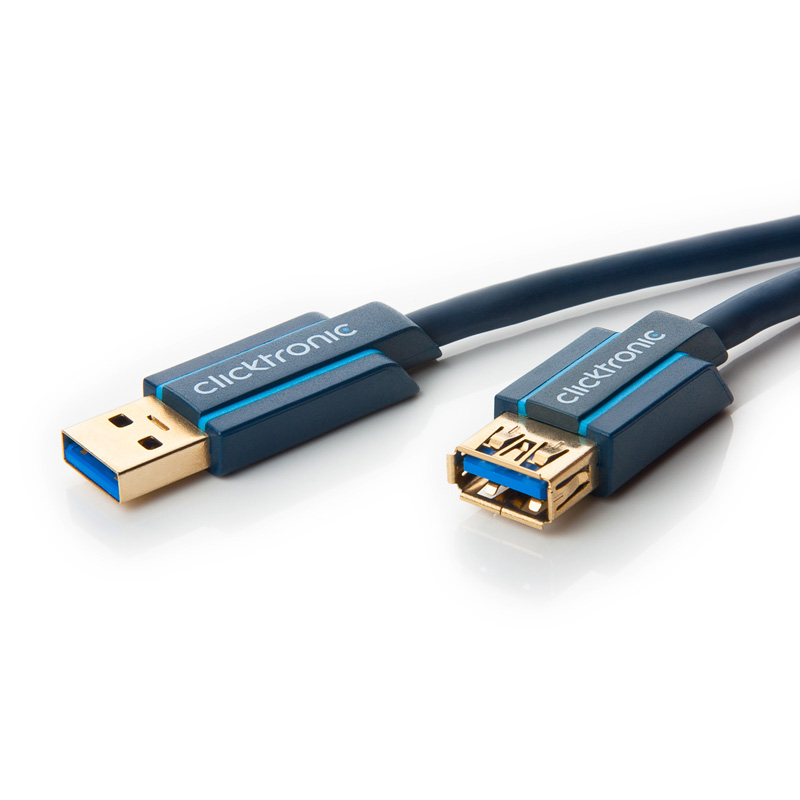 [70120] CLICK C USB 3.0 Verl A/A Kuppl 0300