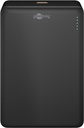 Akupank: USB-C (PD), 10.000mAh, 15W, must, juhtmevaba (wireless), Li-Po