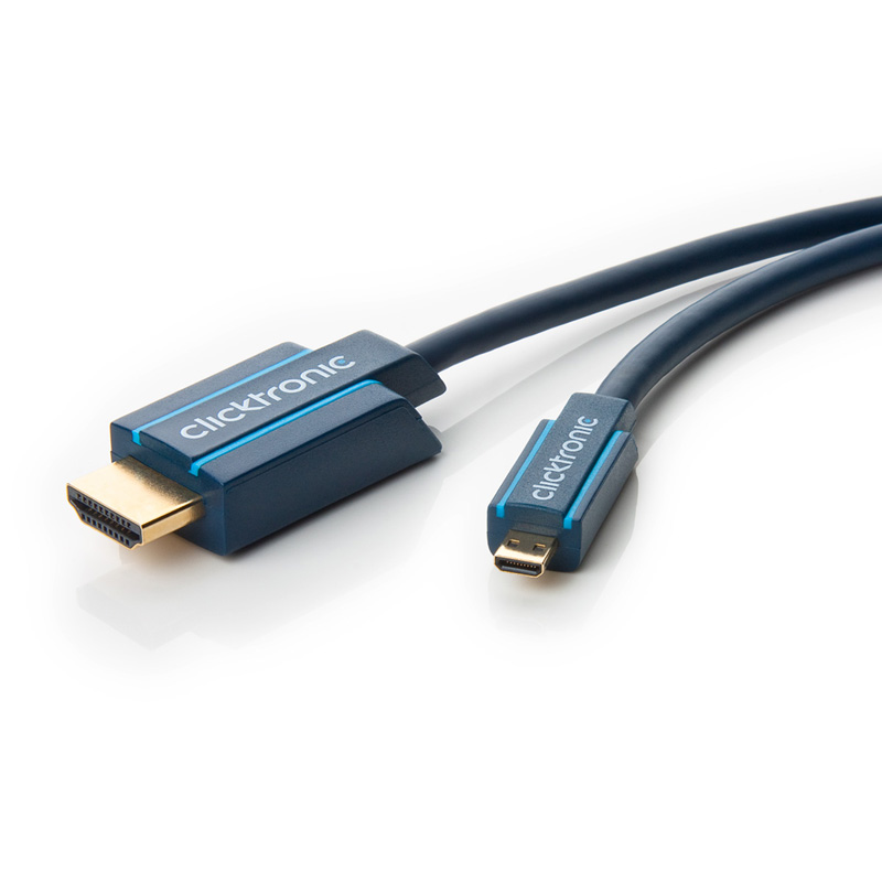 [70330] HDMI - Micro HDMI Adapter Cable 5.0m, OFC,  UHD 4K @ 30 Hz