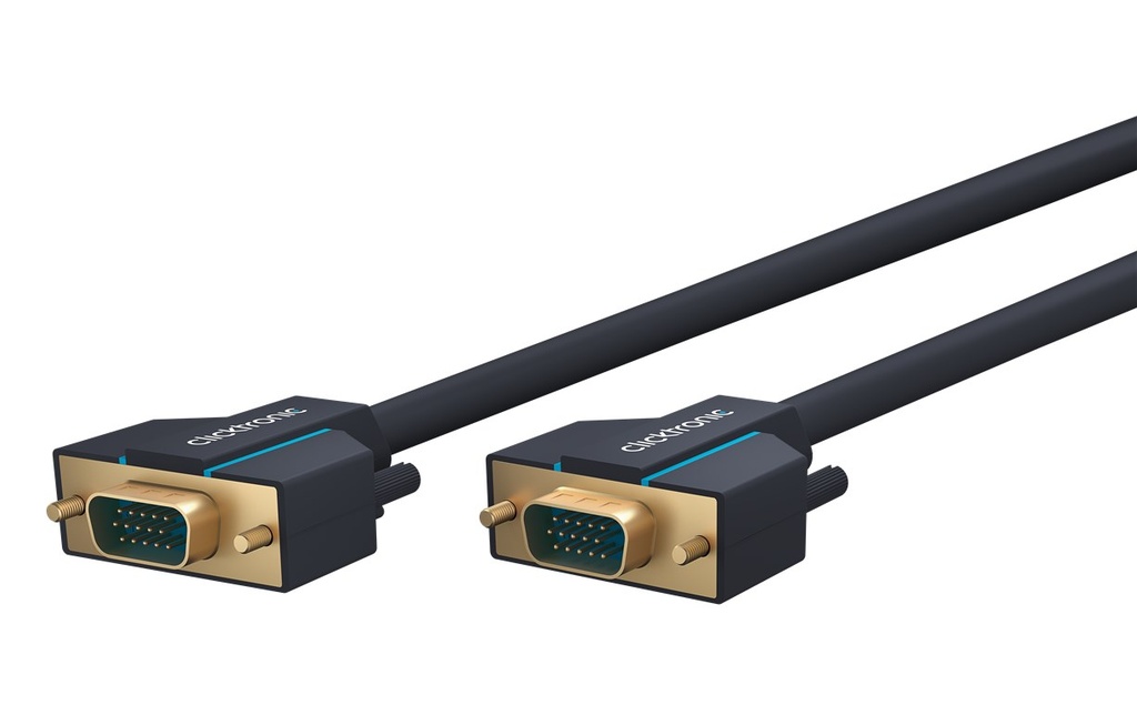 [70355] VGA cable 10.0 m, Ferrite core, SXGA @ 75 Hz (1024p)