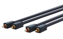 Clicktronic® Audio Cable(2xRCA plug/2xRCA plug), 2,0m
