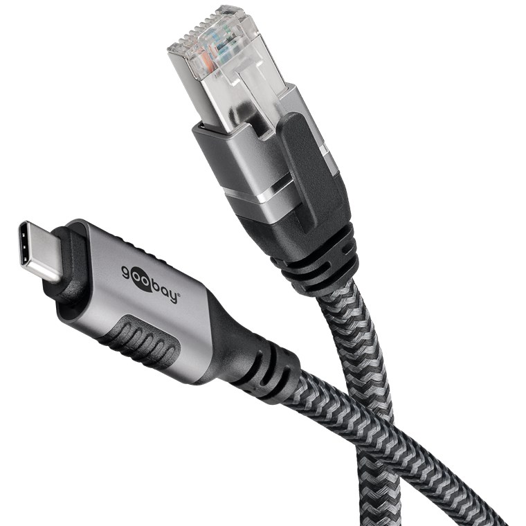 USB-C 3.1 to RJ45 Ethernet Cable, 15m