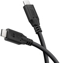 USB-C kaabel 0.5m, USB4, 240W, 8K/60Hz, must, Power Delivery,  40 Gbit/s