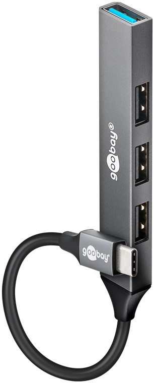 [74457] Slim 4-Port USB Hub, USB-C™ to USB-A, USB 3.2