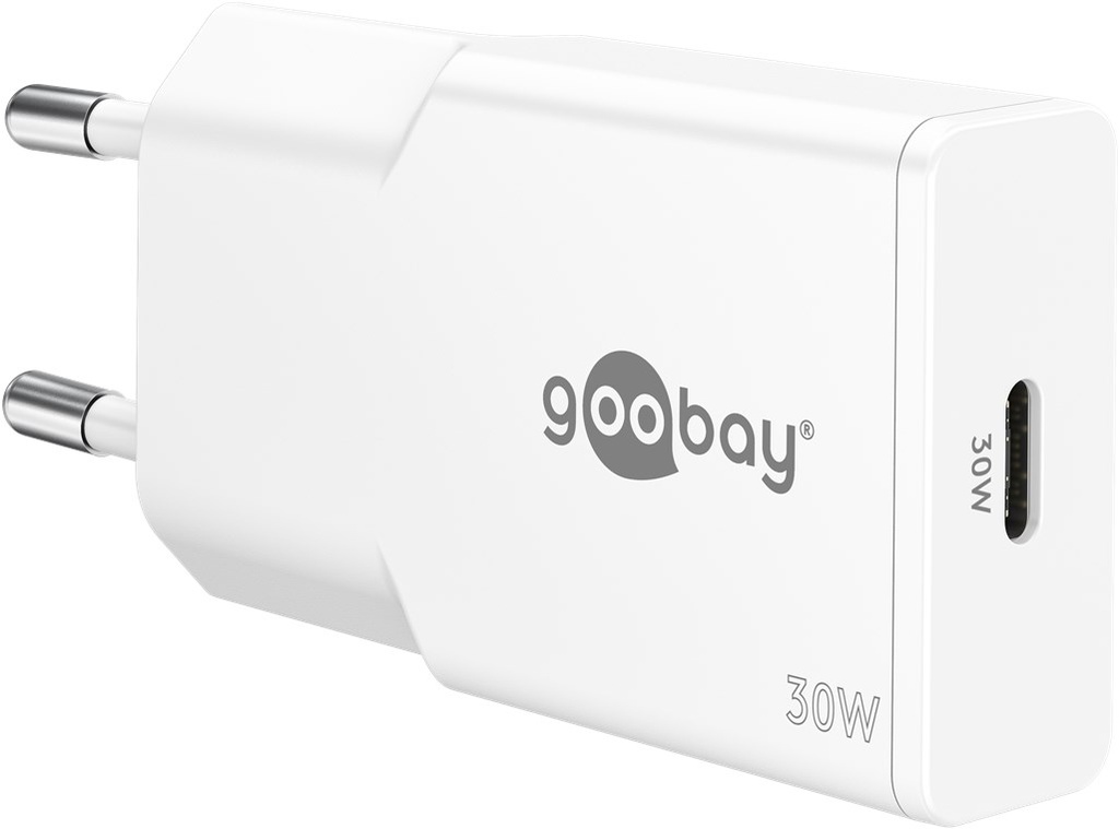[75736] USB-C™ PD GaN Fast Charger Slim (30 W) white