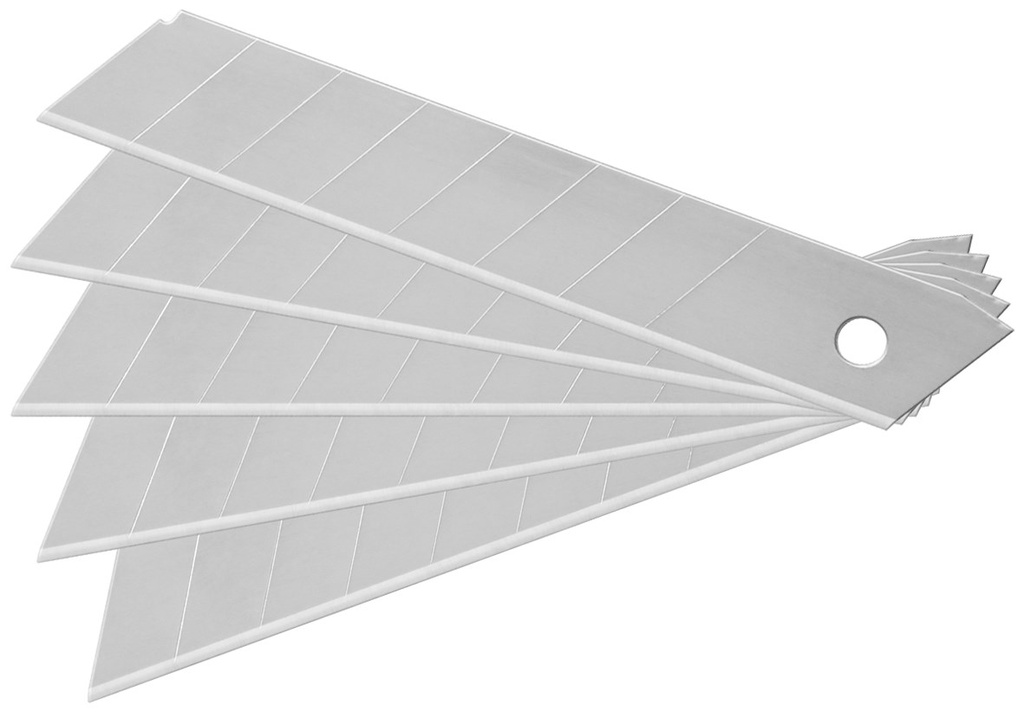 replacement blades for allround knifes - 10pcs Set - 18 mm