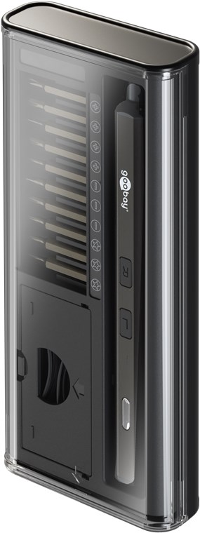 [77838] Elektriline täppiskruvikeeraja 20-osaline komplekt, 350mAh, USB-C, tööaeg 60min