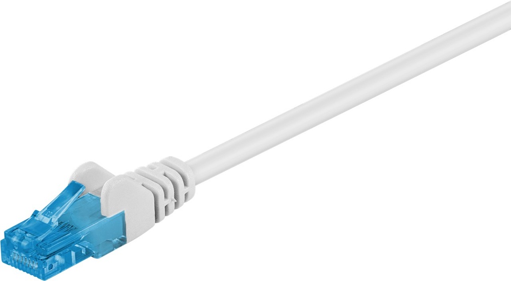 Võrgukaabel Cat6a U/UTP 5.0m, valge, LSZH, CU, Ultra-Flex