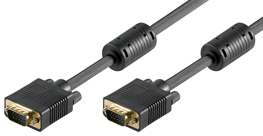 [93007] VGA kaabel 7.0m, must ferriitidega
