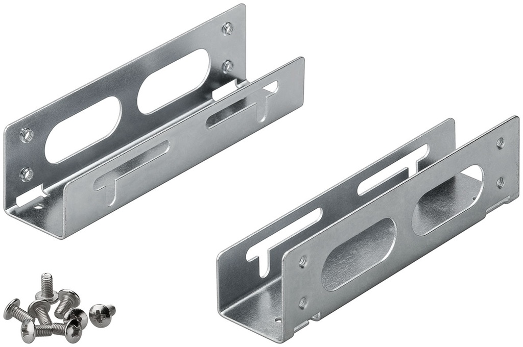 Adapter 3.5 HDD paigaldamiseks 5.25 slotti + kinnituskruvid