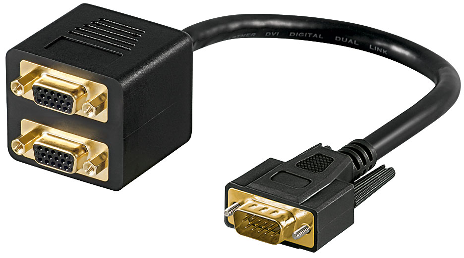 [93263] VGA Y-kaabel, must