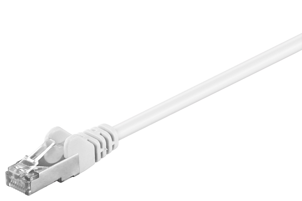 Võrgukaabel Cat5e FTP 0.25m, valge, CCA