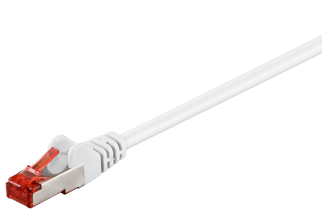 Võrgukaabel Cat6 S/FTP 7.5m, valge, PiMF, LSZH, CU