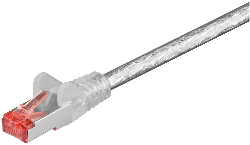 Võrgukaabel Cat6 S/FTP 5.0m, läbipaistev, PiMF, LSZH, CU