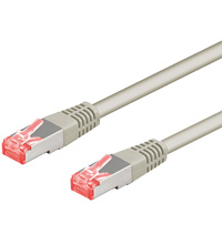 Võrgukaabel Cat6a S/FTP 0.5m, hall, PiMF, LSZH, CU