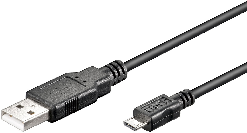 USB 2.0 kaabel A - Micro B 1.0m, must