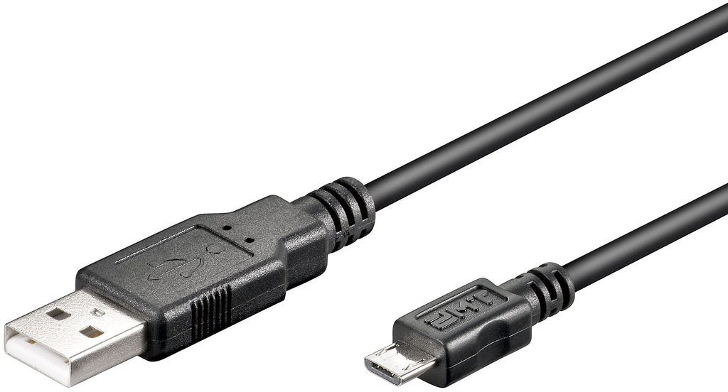USB 2.0 kaabel A - Micro B 3.0m, must
