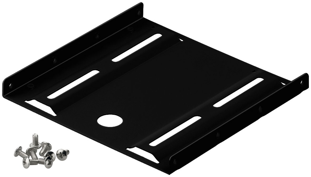 Adapter 2.5 HDD/SSD paigaldamiseks 3.5 slotti + kruvid