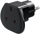 Toiteüleminek UK - EURO CEE 7/7, must