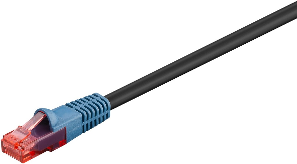 Võrgukaabel Cat6 U/UTP, välitingimustele, 50.0m, must
