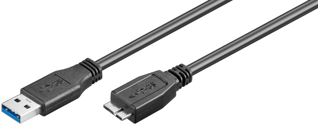 [95169] USB 3.0 Micro-B 100 black 1m