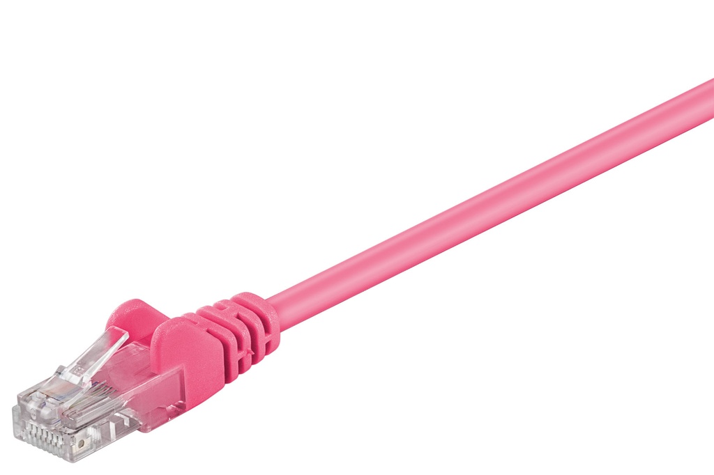 Võrgukaabel Cat6 UTP 0.25m, magenta, CCA