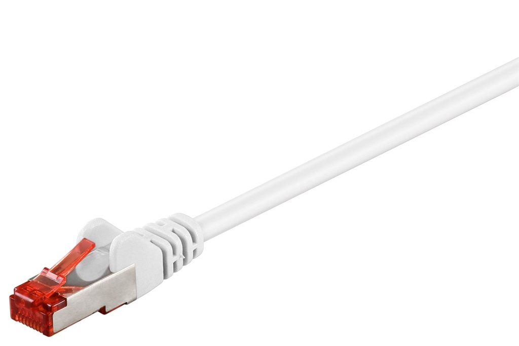 CAT 6-0050 LC S/FTP PIMF white 0.50m