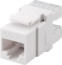 Keystone module RJ45 CAT 5e, UTP, 100 MHz, for IDC connectors (toolless)