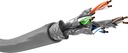 Keerdpaarkaabel Cat6A S/FTP ühekiuline PiMF 26/7AWG, PE, CU, LSZH, 305m/rull, hall