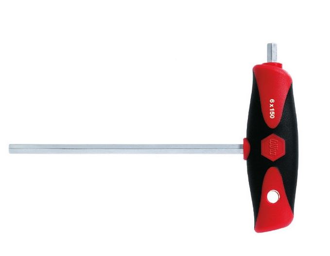 [WIHA 334DS-6] T-DRIVER HEX 6/150MM With side blade