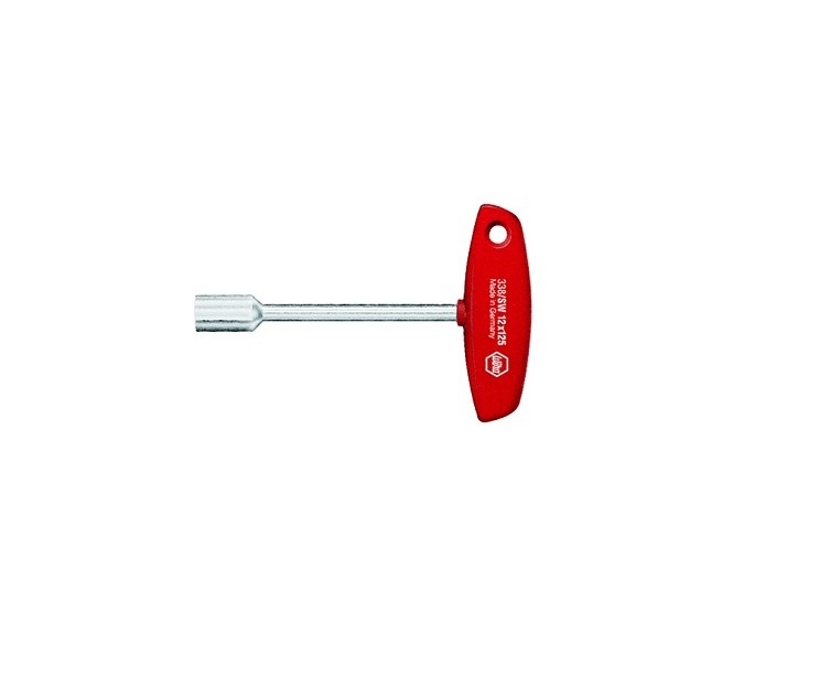[WIHA 338-8] Square nut driver with T-Handle 8mm
