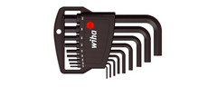 [WIHA 350 H9] Hex L-Key Set in Classic holder 1,5-10mm BLACK