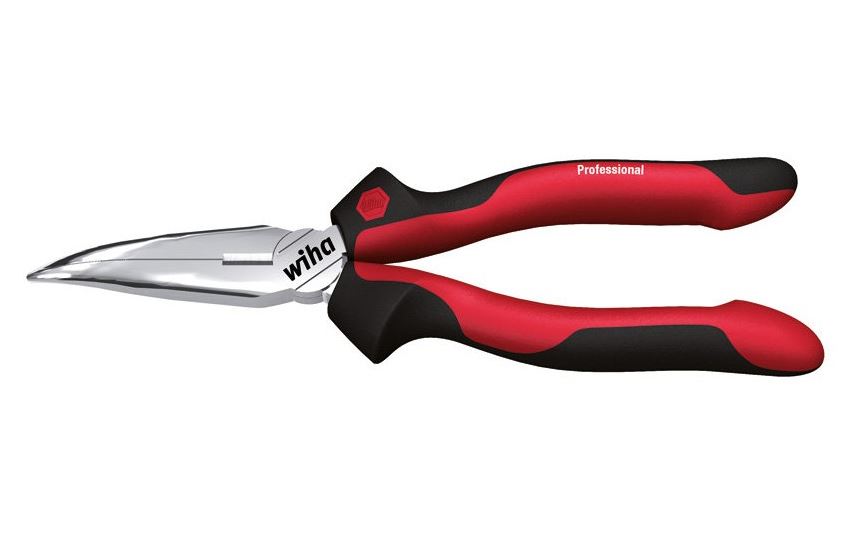 [WIHA Z05105-160] Needle nose pliers Professional with cutting edge. 160 mm