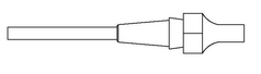 [T0051325499] XDS 5 DESOLDERING TIP 1.8X3.3 L 10.5MM