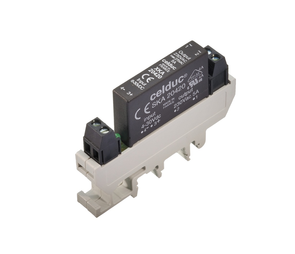 [XKD11306D] Pooljuhtrelee (SSR) 3A/60VDC/Juhtimispinge 3-30VDC/Eemaldatav