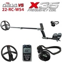 Metallidetektor XP DEUS X35 22-RC-WS4 ENG _ RUS, juhtpult, juhtmeta kõrvaklapid WS4